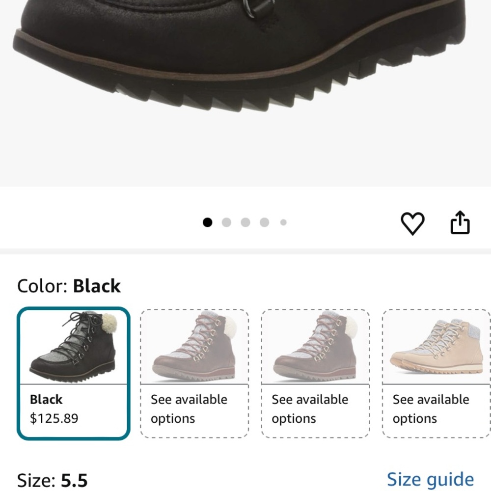 Cozy Black and Gray Women's Boots leather upper - Picture 2 of 8